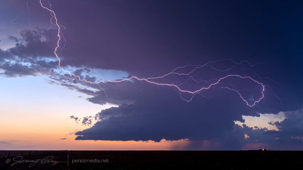 23 April 2025 | Oklahoma & Texas Panhandles | Structure & Lightning